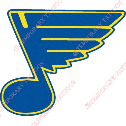 St.Louis Blues Customize Temporary Tattoos Stickers NO.331